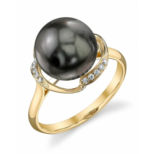 14k Gold Pearl Ruby 925 Silver Pave Diamond Dome Ring Jewelry DJ